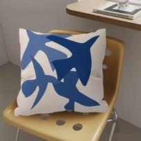 Blue Matisse Pillow Anime Pillow Sofa Bed Head Pillow Cover Cushion Cover 45x45 cm Fashion 30cmx30cm