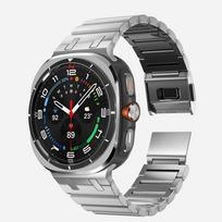 Prabangus gryno titano laikrodžio dirželis Samsung Galaxy Ultra Watch 47mm Vyriška verslo apyrankė GALAXY ULTRA laikrodžio dirželis Riešo juosta Galaxy Ultra 47mm black