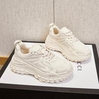 Women Lightweight Casual Shoes Thick Sole Breathable Sneakers Comfortable Slip On Running Shoes 35