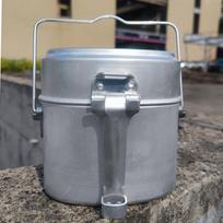Junshi Retro Military Outdoor Lunch Box Set with Water Bottle