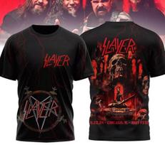 Fashion Metal Rock Slayer 3D Print T-shirts Men's Hip Hop Style Street TShirt Loose Casual Short Sleeve Top Oversized Streetwear XXS