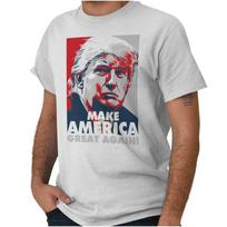 Make America Great Again Donald Trump Poster Womens or Mens Crewneck T Shirt Tee 2XL
