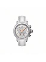 Tissot quartz watch, genuine leather strap, 100m water-resistant, women's model T055.217.16.032.01