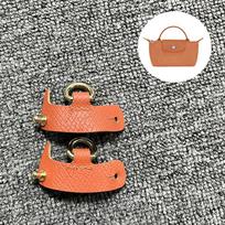 First Layer Cowhide Longxiang Mini Non-destructive Modification Dumpling Shoulder Strap Crossbody Bag Accessories Punching DIY Gold Buckle