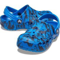 Crocs Baya Seasonal Print Clog Toddler 206180 4jl 2061804JL (marble blue)/C7(140mm)