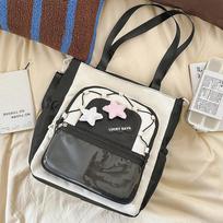Large capacity Girl Messenger Bag Korean Joker Junior High School CampusUses' Class Tutoring Handbag Leisure Joker Shoulder Bag .