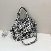 New Niche Retro Leopard Print Backpack for Commuting, Large Capacity Hot Selling Women's Bag, Single Shoulder Tote Bag balta