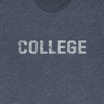 COLLEGE  Vintage Look  50/50 Blend Gym T-Shirt - ANIMAL HOUSE Party Frat Belushi Unisex T-Shirt XXL