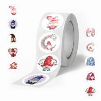 500-Piece Roll Gnome Festival Creative Journal Washi Tape for DIY Decorative Notebooks