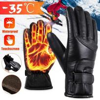 Electric Heated Gloves USB Rechargeable Hand Warmer Heating Gloves Winter Waterproof Motorcycle Thermal Touch Screen Bike Gloves CHINA
