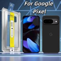 Tempered Glass Film for Google Pixel 9XL 9 8a 6a 7 7a 8 9a Pro 5G Screen Protector Auto Dust Removal Easy Install Protective Google Pixel 8a