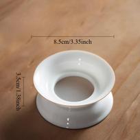 White Porcelain Tea Strainer Set Ceramic Pu Erh Filter Screen Chinese Household Tea Residue Filter Tea Ceremony Accessories auksas
