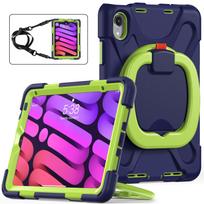 360 Rotating Kids Case Universal for IPad Mini 7 2024 A17 Pro Mini 6 2021 8.3  Armor Stand Cover with Handle Grip Shoulder Strap iPad Mini 6 2021