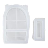DIY Epoxy Crystal 3D Anniversary Cat Ears Drawer Storage Box Mold for Jewelry Holder DIY Jewelry Storage Home Decor