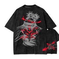 Japan Anime Jujutsu Kaisen Choso Cool Graphic Tshirt Men Casual Manga Tshirts Washed Vintage T Shirt Harajuku Male Cotton Tops S
