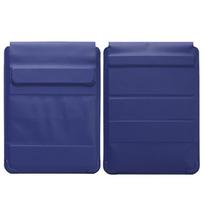 Foldable Laptop Sleeve Holder 13-14/15-16 Inch Multifunction Carrying Stand Pouch Leather Automatic Closing for Macbook Air