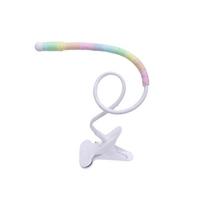 Bendable Desktop Bird Perch Stand Wear Resistant Bite Resistant Bird Feeding Rack with Clip Climbing Toy Standing Perch