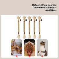 Silver Vine Sticks Cats 5 Piece Edible Lick Catnip Treat Toys Kittens Chew Toys For Teeth Cleaning For Enrichment Pet Supplies China Mainland