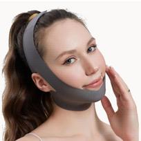 V-Shaped Mask Bandage Sleeping Anti Snoring Chin Strap Skin-Friendly Facial Muscles  Lifting Strap for Woman Sleep&Daily Wear pilka
