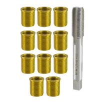 11pcs Thread Hole Repair Tools M12x1.25 Thread Inserts And M14x1.25 Thread Tap For Gasoline Engines Generators Repairing China Mainland