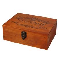 Miscellaneous Organizer Wooden Storage Box Vintage with Lock Jewelry Box Multi-function Exquisite Cosmetics Box Travel S
