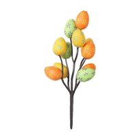 Vibrant Colors Easter Foam Eggs Tree Branch DIY Painting Lightweight Artificial Flower Arrangements Decorative Egg Fake Flower