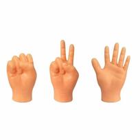 3pcs/set Finger Sleeve Bite Resistant Pet Finger Puppet Soft Funny Cat Massage Tool Mini Cat Finger Sleeve Prank Props