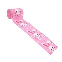 Cartoon Easter Printed Ribbons Wreath Bow Crafts Vibrant Colors Rabbit Egg Ribbon Handmade Festival Gift Packaging Ribbon