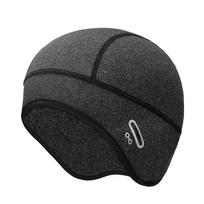 Winter Thermal Cycling Cap Outdoor MTB Helmet Liner Fleece Hat Sports Men Bicycle Skiing Beanie Running Hiking With Glasse Hole pilka