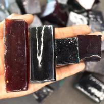 Lab-Created Ruby-Emerald Mix Color Rough 2500 Ct Certified Uncut Loose Gemstone 92-86 mm approx