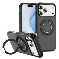 Compatible with Magnetic for iPhone 17/Air/16/15/14/13/12 Pro Max 11 Case, with 360° Rotatable Kickstand Drop Protective Bumper For iPhone 17 ProMax juoda