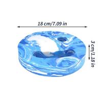 Aquatic Fitness Discs EVA Foam Aerobic Workout Discs Anti-Slip Design Pool Workout Resistant Flotation Aid for Beginners Youth mėlyna