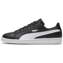 PUMA Smash Leather 'Black White' Men's 356722-14 EU 35.5