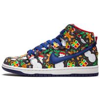 (GS) Nike x Concepts SB Dunk Pro High 'Ugly Christmas Sweater' 2017 Kids' AO1559-446 EU 36.5