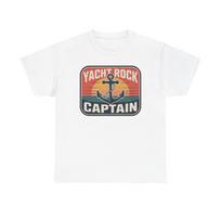 Yacht Rock Captain Unisex T-shirt | Vintage Sunset Anchor Graphic Tee | 70s 80s Vibes Graphic Tee S