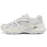 Skechers DLites 5.0 Panda Shoes Comfortable Versatile Durable Shock Absorption Support Lightweight Increased Height Low Top Casual Shoes 232493-WGY 39.5