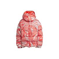 (WMNS) adidas By Stella McCartney Zip-Up Padded Jacket Asia Sizing 'Orange White' Women's HI6087 S