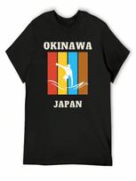 Okinawa Design T Shirt - Surf Japan Summer Retro T-Shirt Oversized T Shirt Oversize T-Shirts Man Anime T Shirts unisex's Clothing S