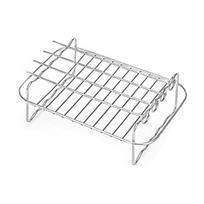 Stainless Steel Air Fryer Barbecue Grill 4-Pin Electric Fryer Accessories Square Barbecue Grill Bread Rack