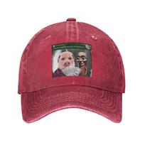 Vintage John Pork and Tung Sahur Front Door Motion Baseball Cap Unstructured Unisex Distressed Denim Snapback Adjustable Fit Hat Adjustable