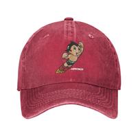 Astroboy Anime Robot Astro Boy Space Baseball Cap Vintage Distressed Cotton  Snapback Cap for Unisex Women Golf  Soft Caps Hat One Size