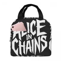 Alice In Chains Rooster Dirt Layne Staley Rock Insulated Lunch Bag for Women Children Portable Food Boxes Thermal Lunch Box Tote One Size