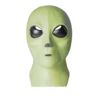 Alien Latex Mask Headgear Ufo Scifi Movie Theme Halloween Costume Accessory For Cosplay