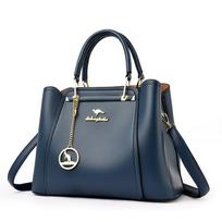 Women's Handbag Versatile Shoulder Messenger Bag mėlyna