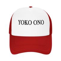 Summer Sun Hats Yoko Ono Logo Baseball Cap  Fashion Hip Hop Hats Summer UnisexTeens Hunting Camping Baseball Caps One Size