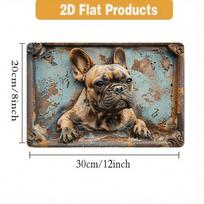 Planetjuice Vintage Metal Sign Wall Art Happy Place Home Kitchen Bar Cafe Decor x Inch (as the picture,20x20)