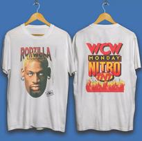 90's Rodzilla T-Shirt Dennis Rodman Tee 1998 Reprint T-shirt size S-5XL XXXXL