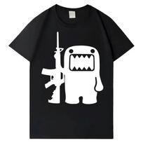 Domo Kun Anime Graphic T Shirt Y2K Kawaii Cartoon Streetwear Tee Cotton S-5XL 3XL