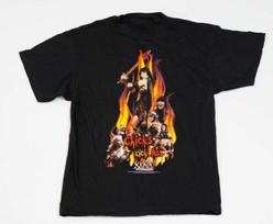 Vintage Xena Warrior Princess Chicks Kick Ass T-Shirt Black L Cygnus NWOT S-5XL XXXXL