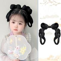 Vintage Headwear Retro Hair Headband Fairy Cosplay Wig Twist Braid Bun  Photography 1